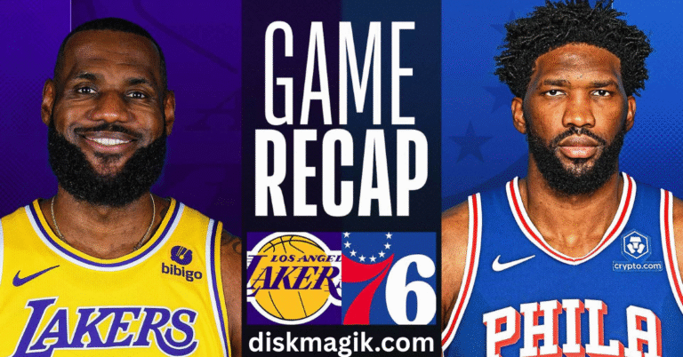 76ers vs lakers match player stats
