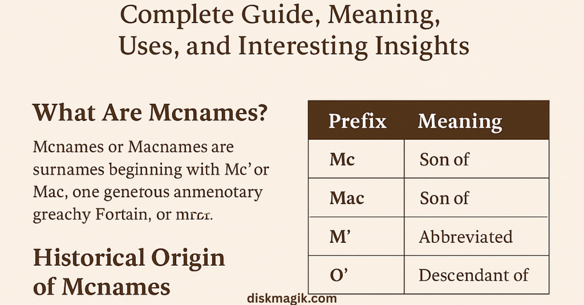 Mcnames